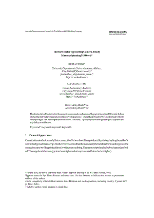 WorldScientific期刊《JournalofInterconnectionNetworks》论文投稿模板.docx