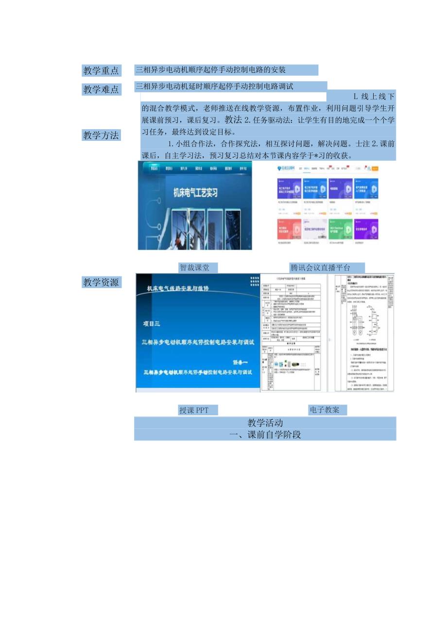 中等职业学校《机床电气线路安装与维修》三相异步电动机顺序起停手动控制电路安装与调试教案.docx_第2页