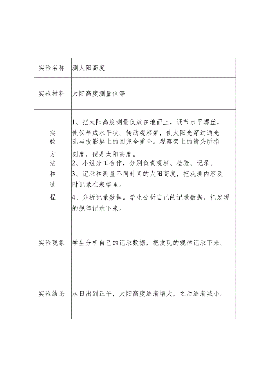 (完整版)大象版小学科学四年级下册实验报告单.docx_第3页