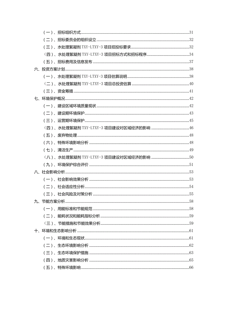 2023年水处理絮凝剂TXY-1TXY-3行业相关项目实施计划.docx_第3页