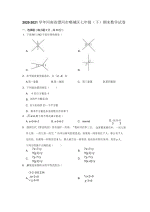 13.人教版·河南省漯河市郾城区期末.docx