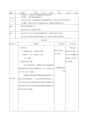 项目五洗葡萄（教案）—一年级劳动下册同步（人教版）.docx