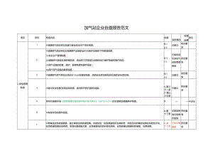 加气站企业自查报告范文.docx