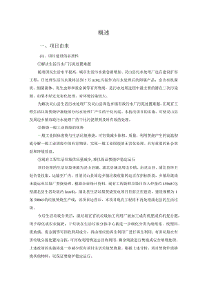 生活垃圾焚烧发电掺烧一般工业固体废物及污泥项目环评可研资料环境影响.docx