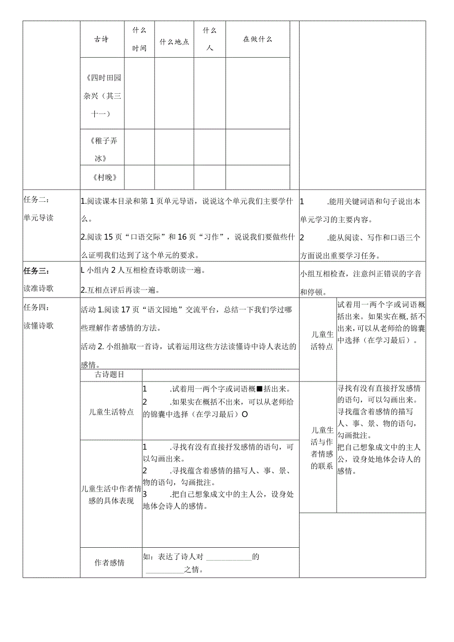 大单元教学评一体化课时备课模板2.docx_第3页