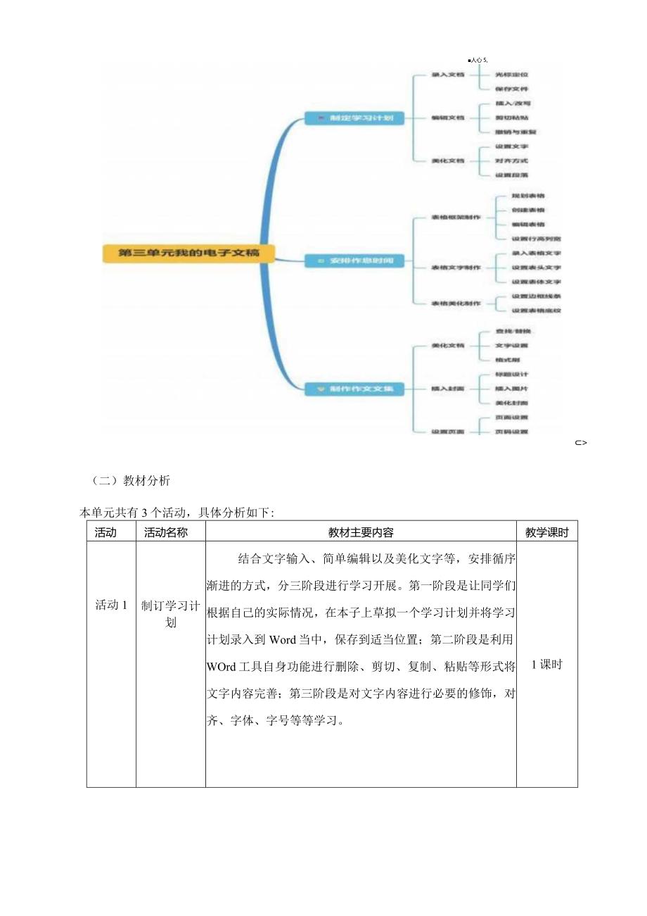 信息技术七年级上册第三单元《我的电子文稿》单元作业设计(优质案例31页).docx_第2页