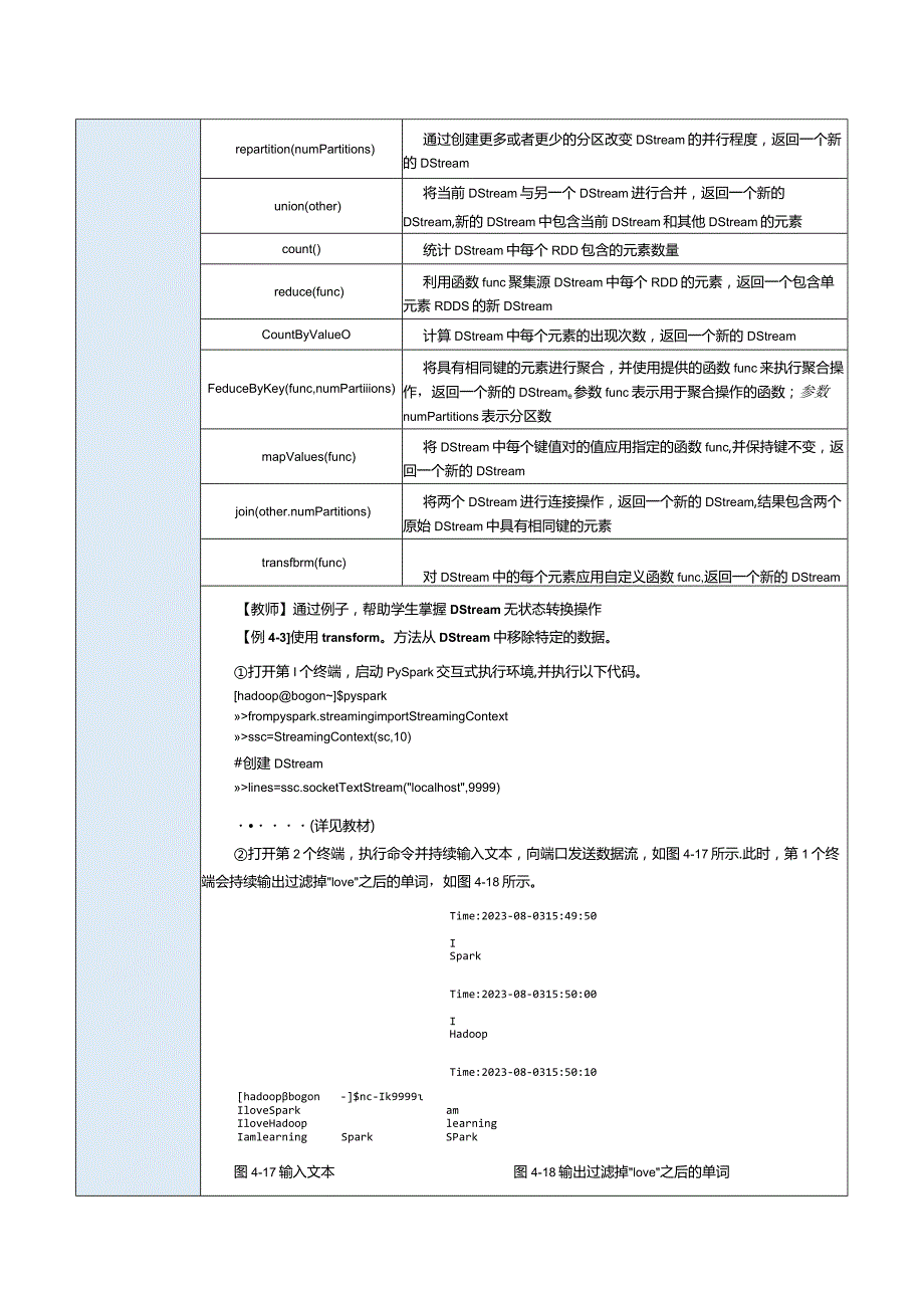 《Spark大数据技术与应用案例教程》教案第14课实时计算电影热度.docx_第2页