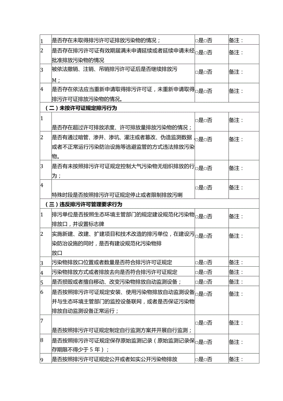 排污许可证现场检查记录.docx_第2页