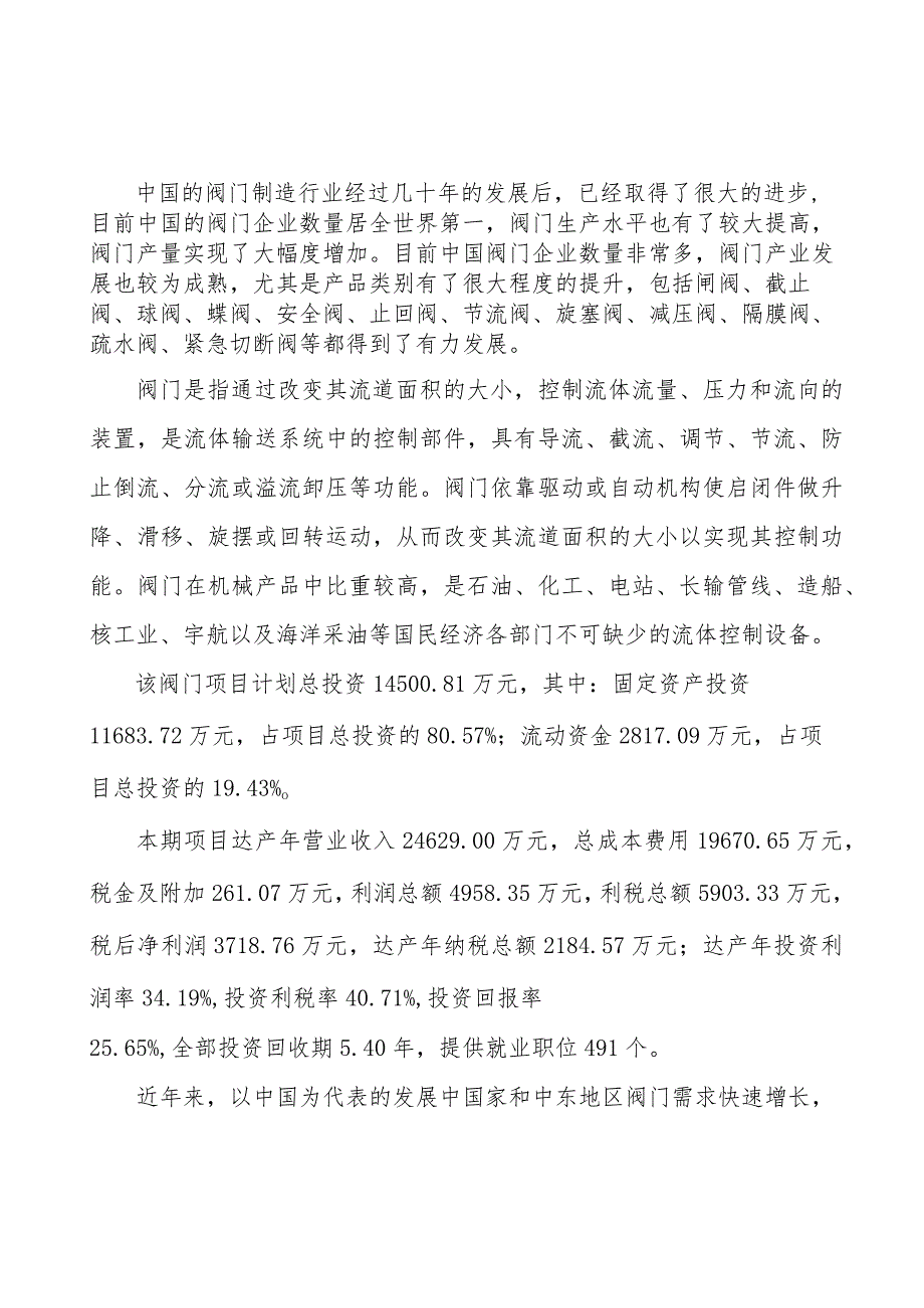 阀门项目可行性研究报告.docx_第2页