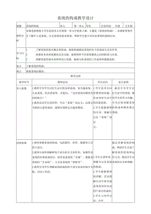 浙教版（2023）五下第2课系统的构成教案2.docx