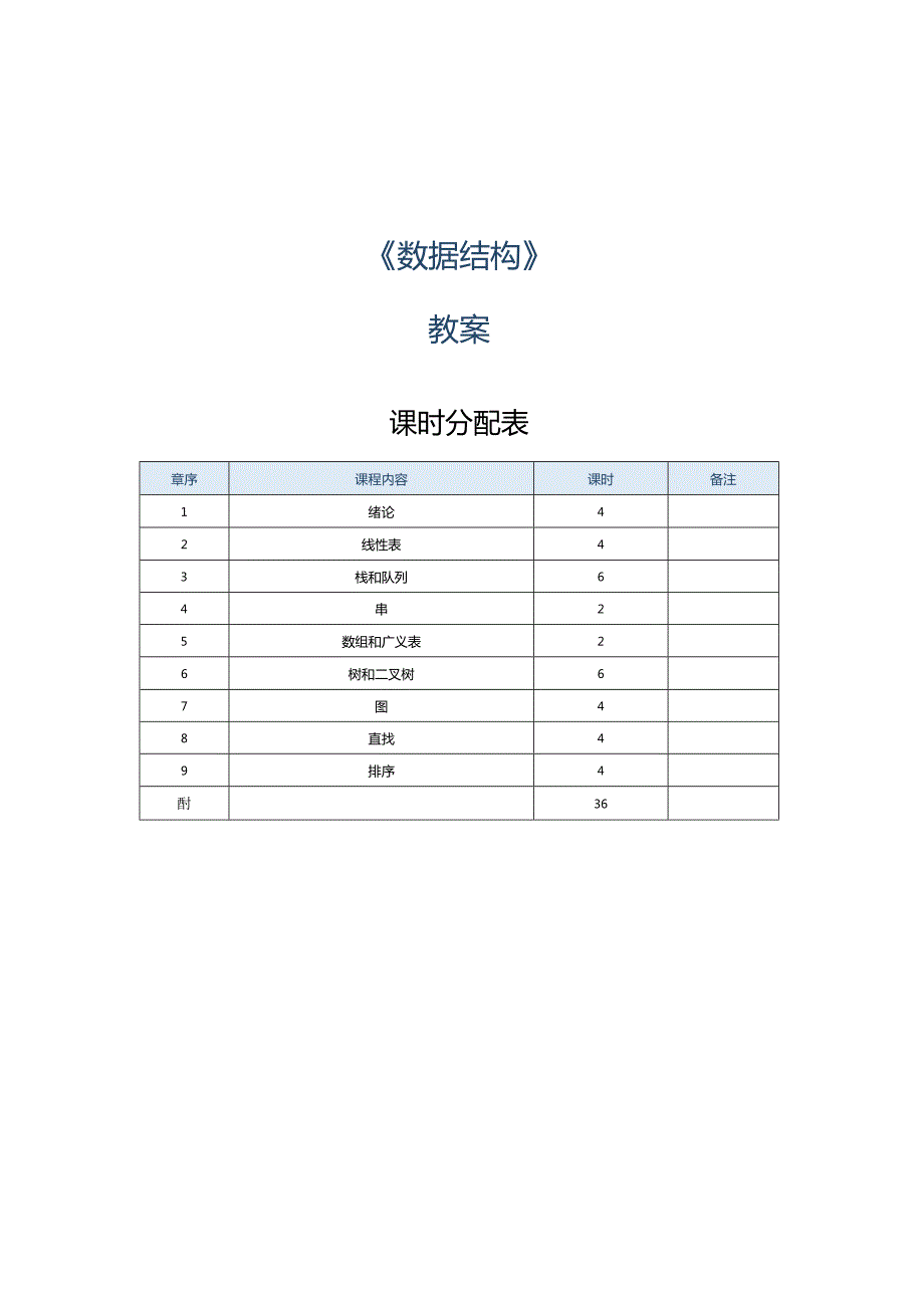 《数据结构[Python语言描述]》教案第1课绪论（1.1-1.3）.docx_第1页