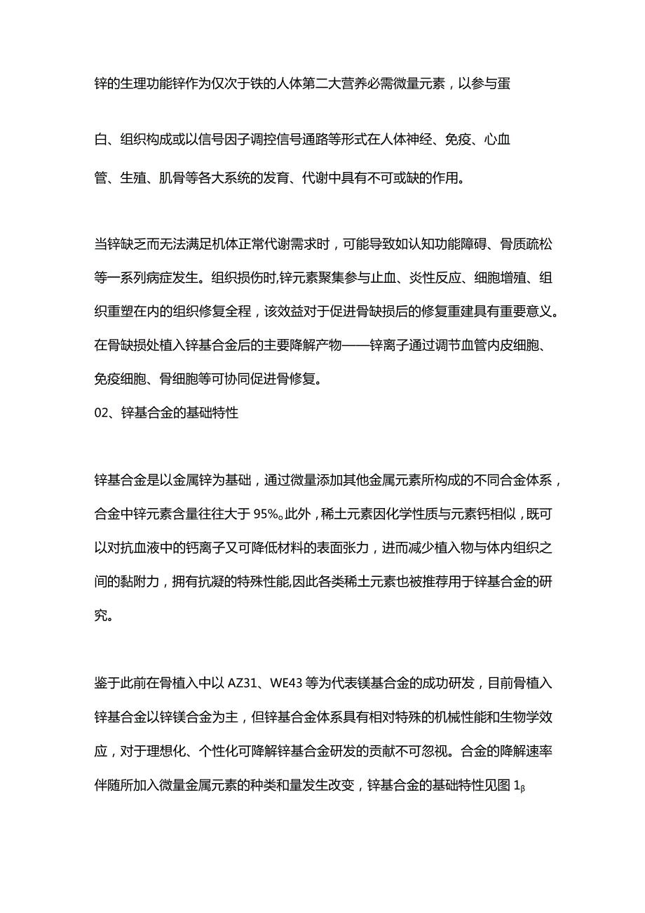 锌基合金在骨修复中的应用进展2024.docx_第2页