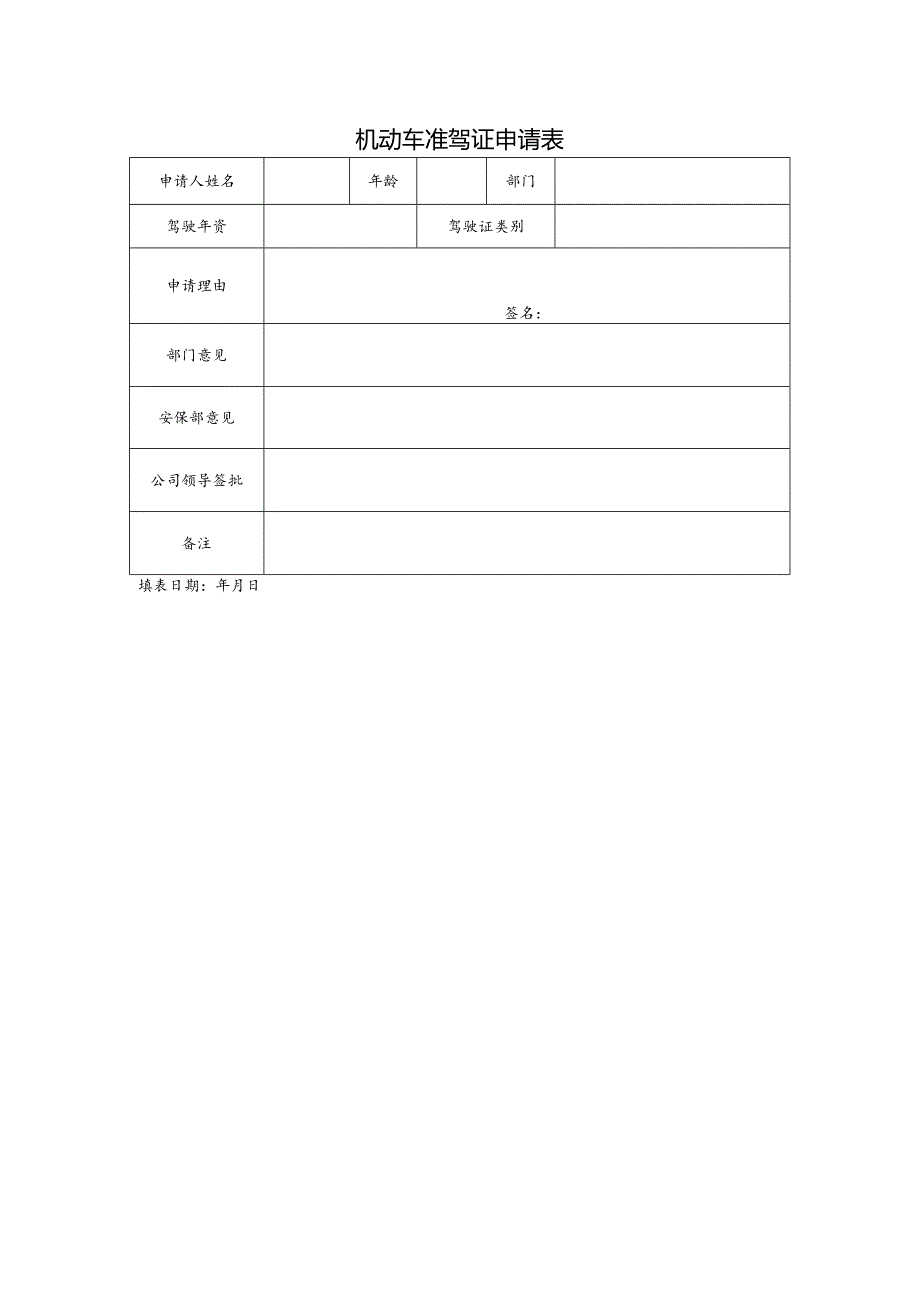 机动车准驾证申请表.docx_第1页