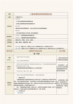 《网络营销》教案第21课三星堆博物馆网络营销实例.docx