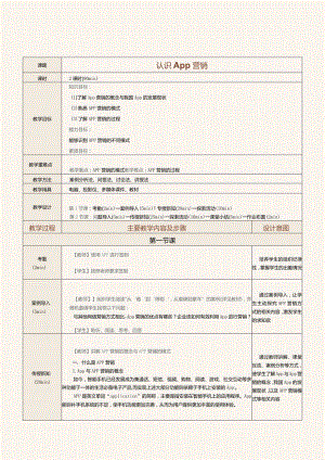 《网络营销》教案第17课认识APP营销.docx