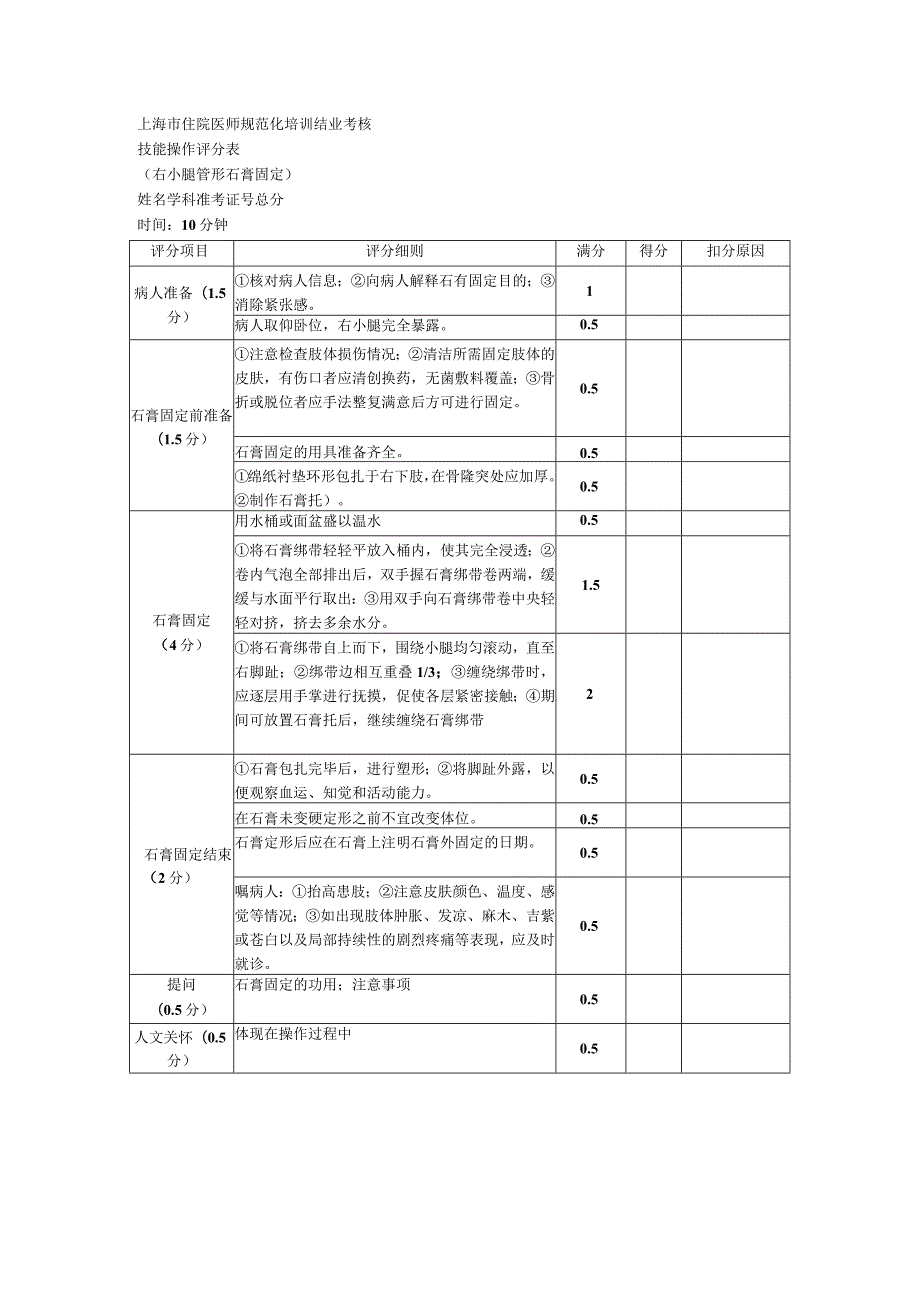 中医全科病例分析：石膏固定.docx_第1页