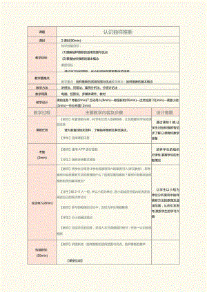 《统计基础》教案第17课认识抽样推断.docx