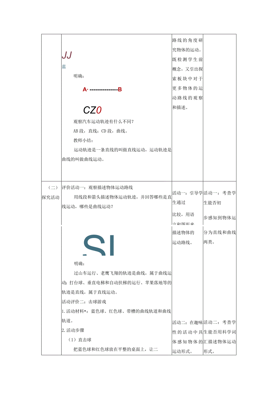 【大单元整体教学】1-3直线运动和曲线运动课时教案.docx_第2页