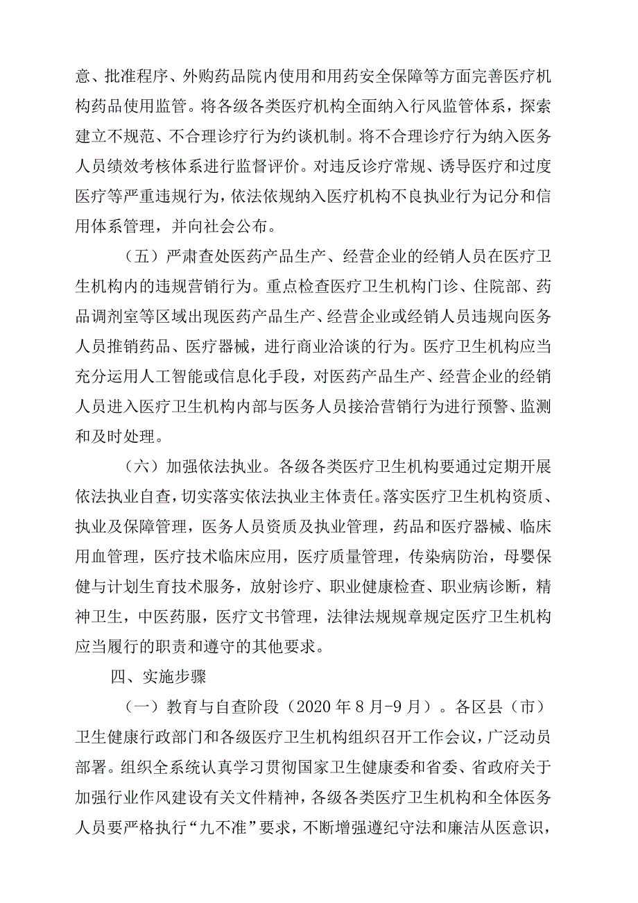 全市卫生健康系统行业作风建设专项行动实施方案.docx_第3页