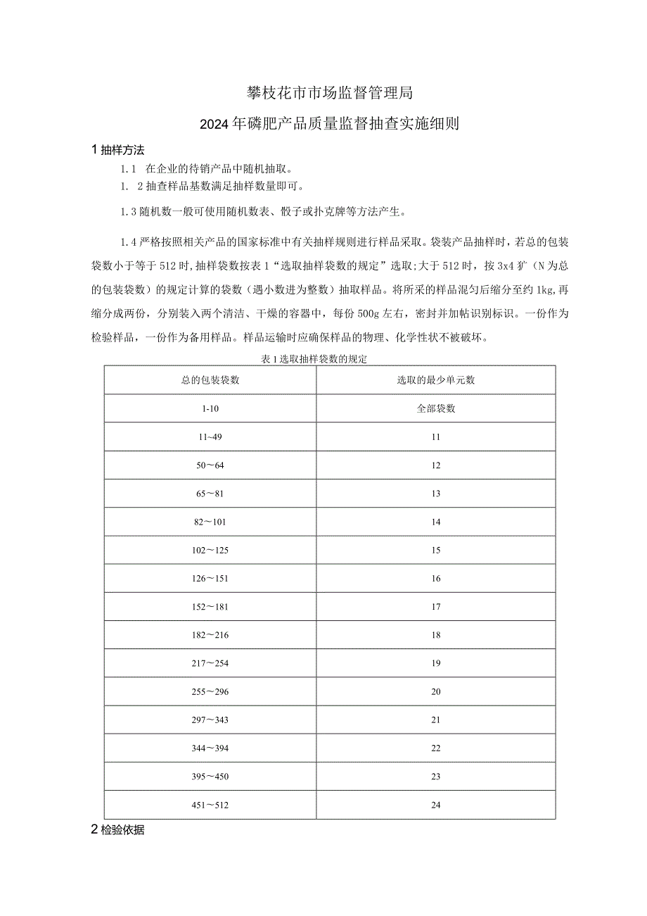 8攀枝花市市场监督管理局2024年磷肥产品质量监督抽查实施细则.docx_第1页