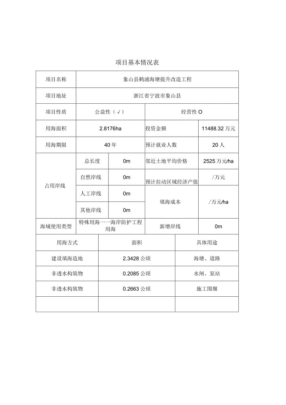 象山县鹤浦海塘提升改造工程海域使用论证报告书.docx_第2页