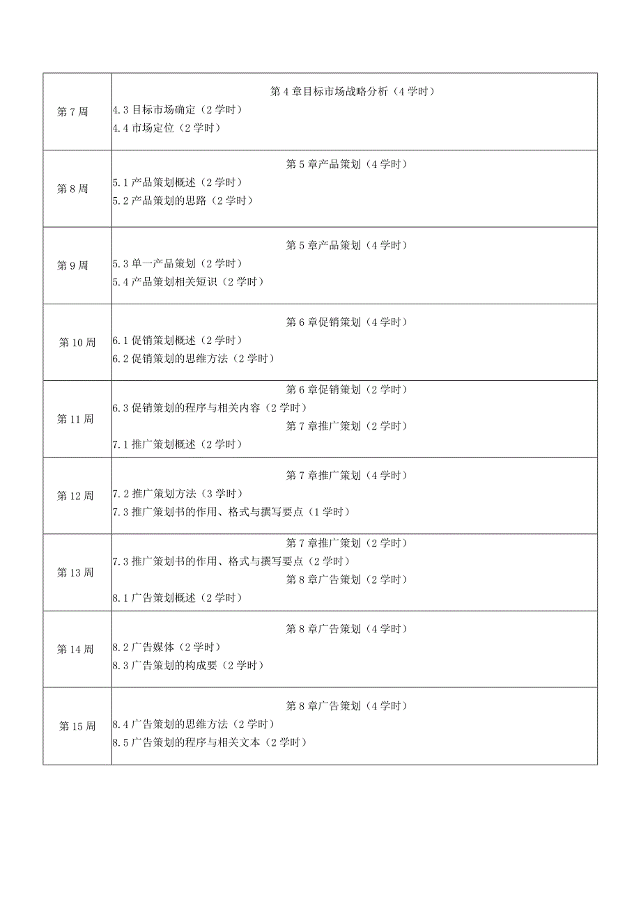 营销策划理论与实务（第3版）-教学日历.docx_第2页