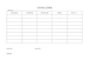 评估结果汇总表模板.docx