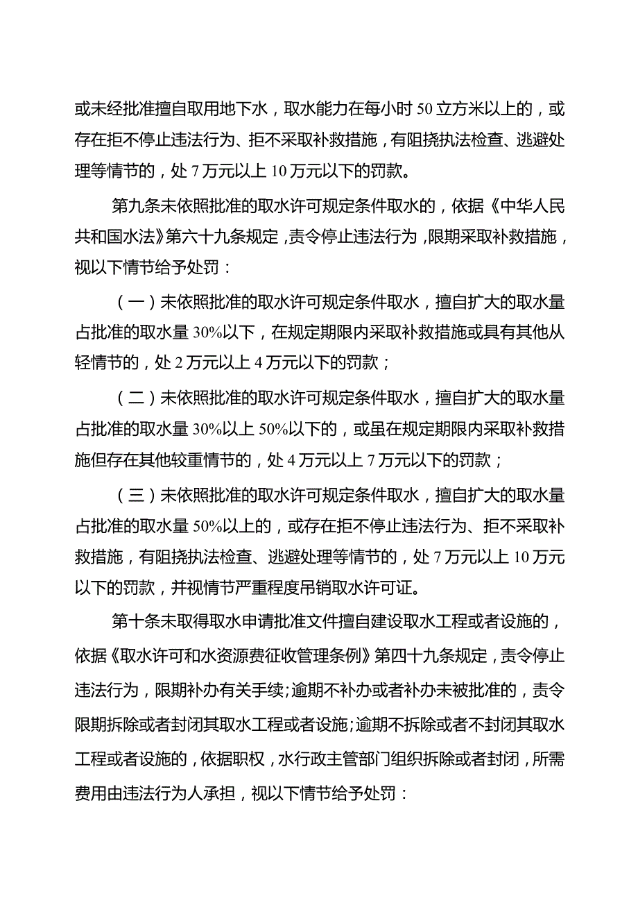 成都市水务局水务行政处罚自由裁量标准.docx_第3页