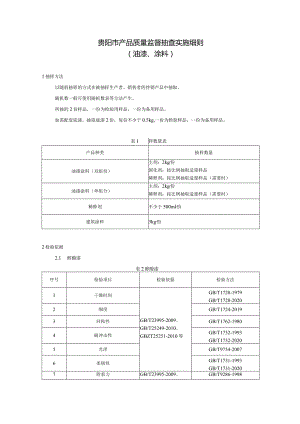 64.贵阳市产品质量监督抽查实施细则（油漆、涂料）.docx