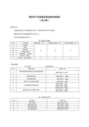 20.贵阳市产品质量监督抽查实施细则（成人鞋）.docx