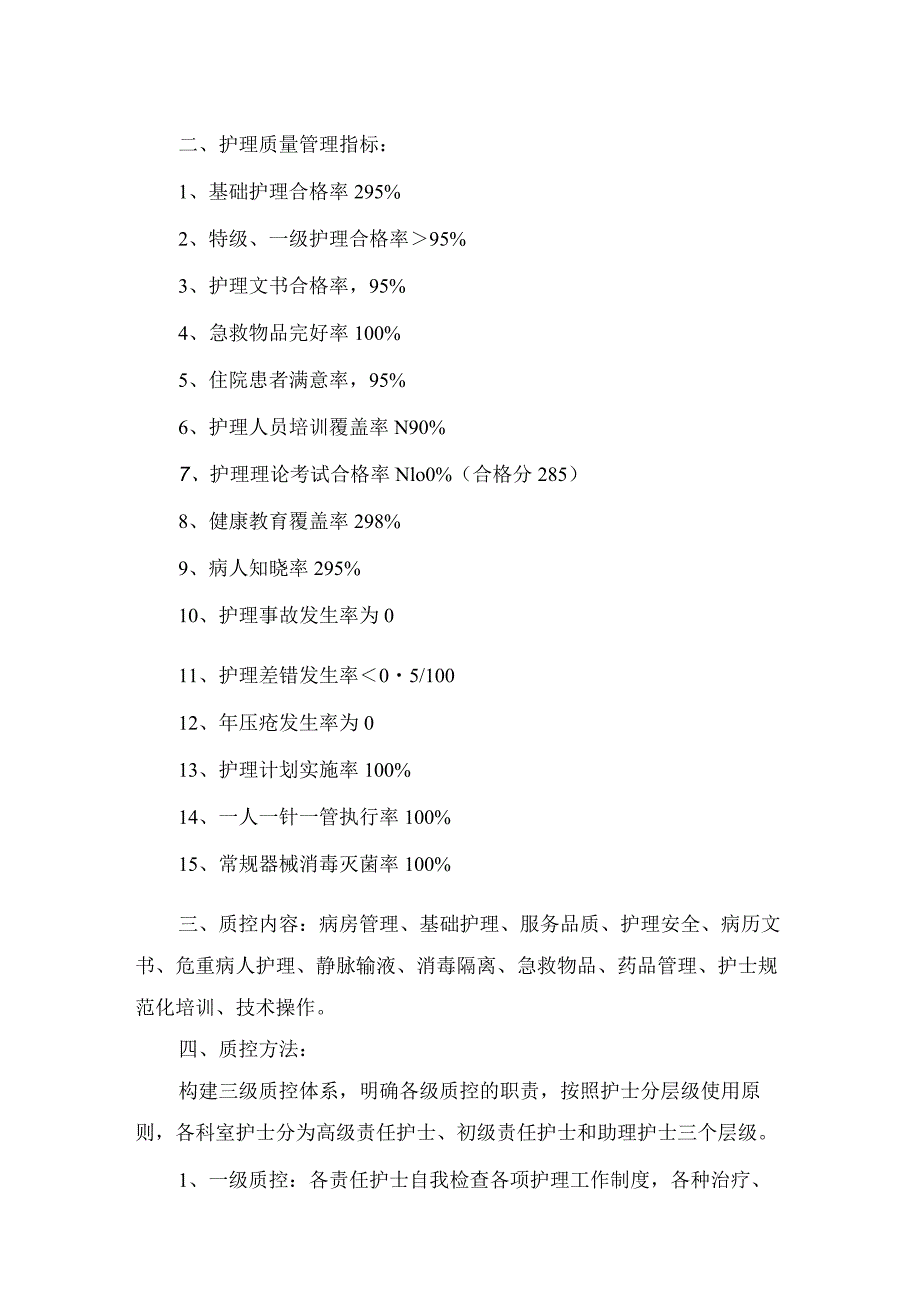 临床护理三级质控实施方案.docx_第2页