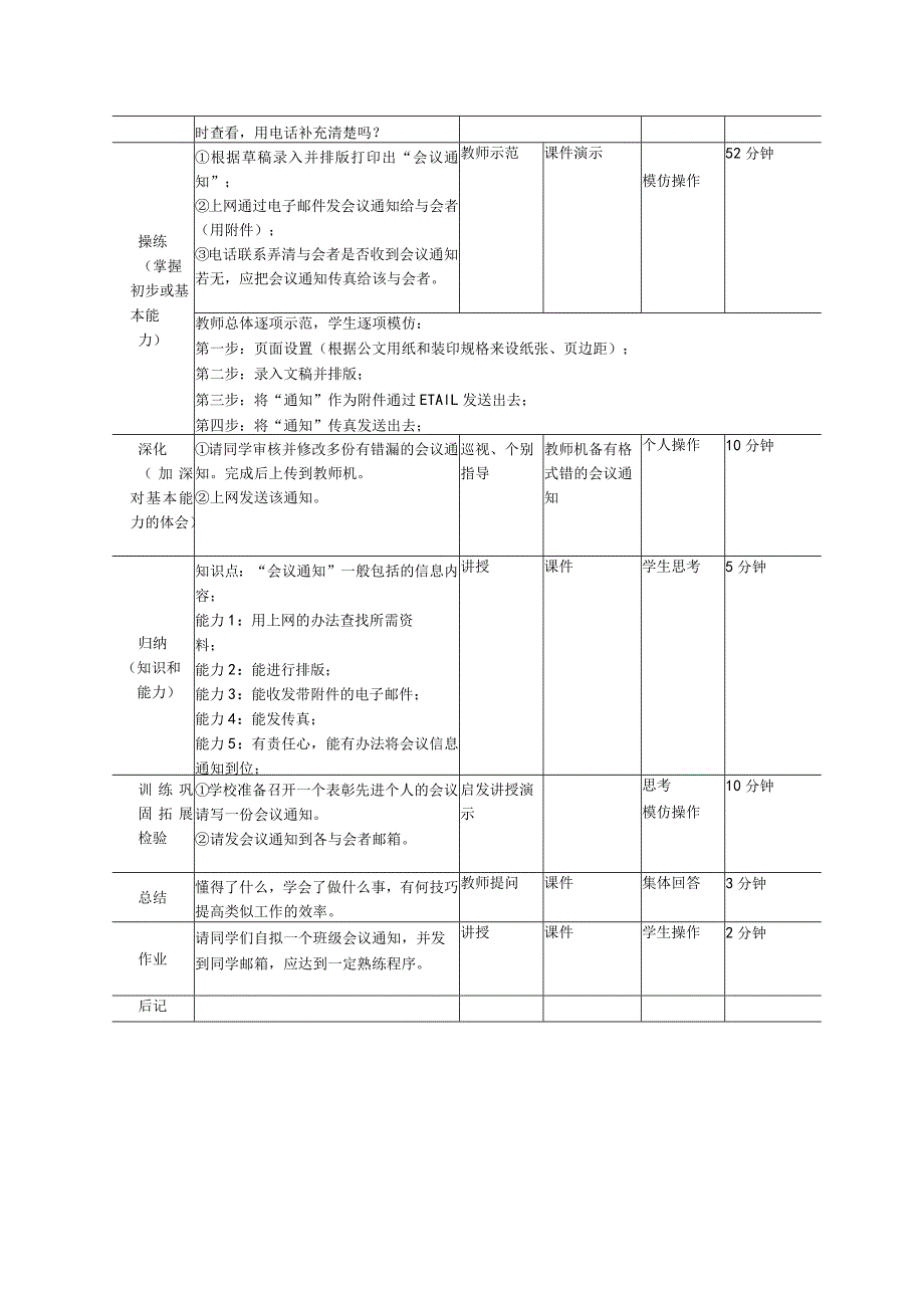 《办公自动化综合实训》课程单元设计2.docx_第2页