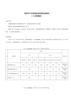 62.贵阳市产品质量监督抽查实施细则（工业氢氟酸）.docx