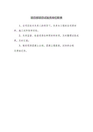 项目部项目试验员岗位职责.docx