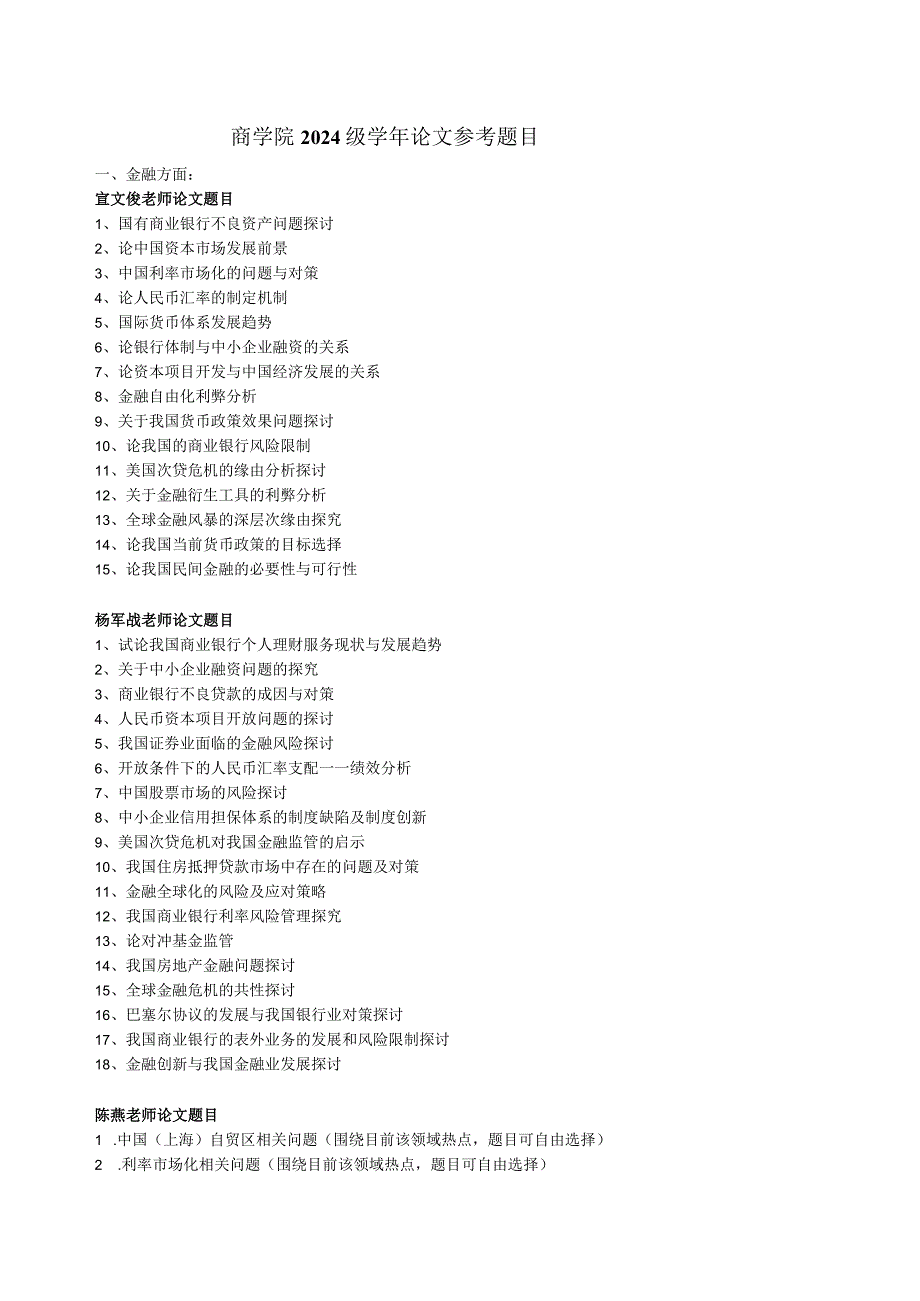 2024级商学院学年论文参考题目.docx_第1页