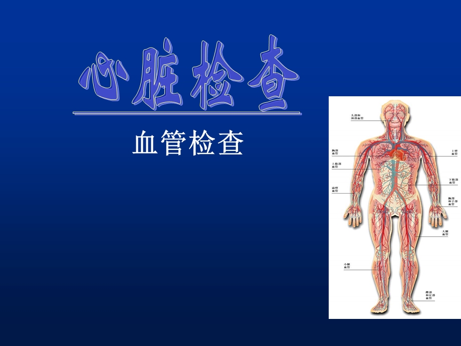 心脏查体之血管检查.ppt_第1页