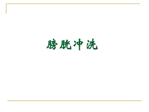 膀胱冲洗.ppt