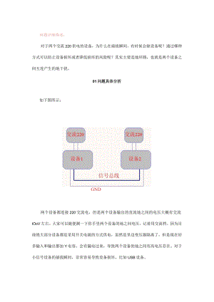 地环路引起的设备插拔问题.docx