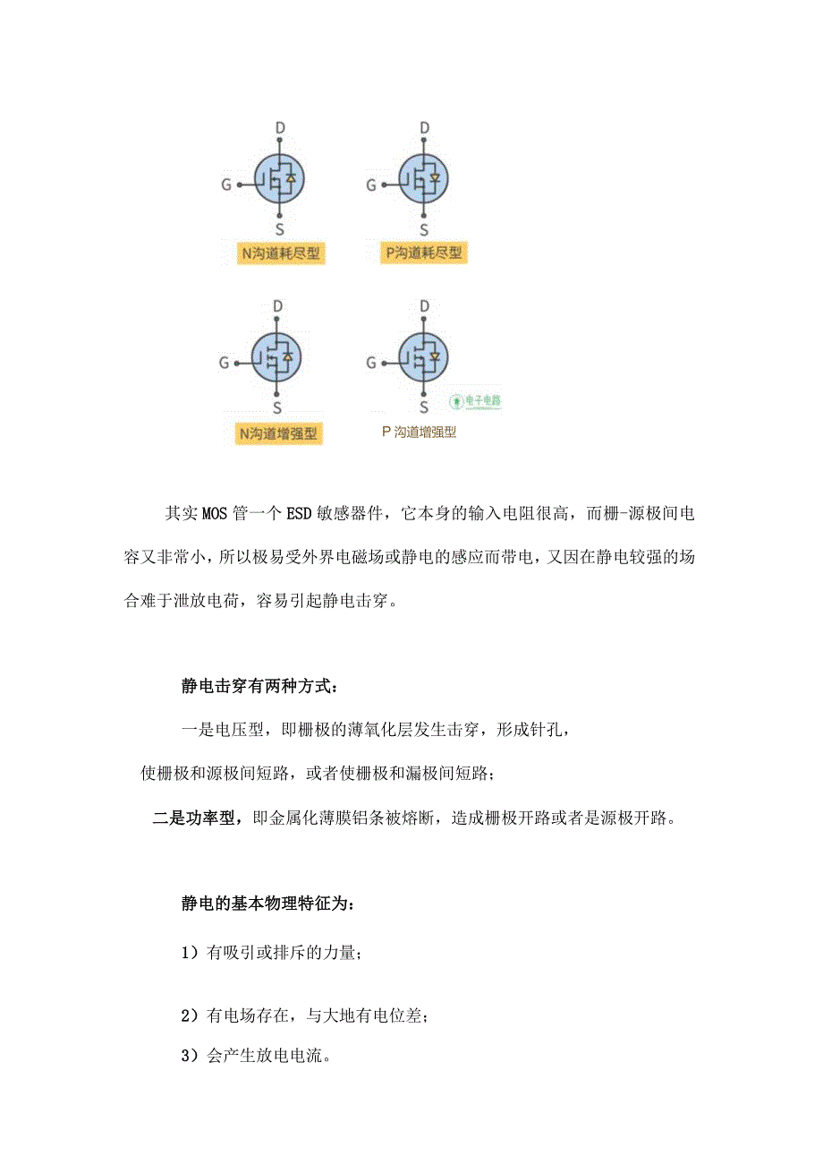 为什么静电要击穿MOS管？.docx_第1页