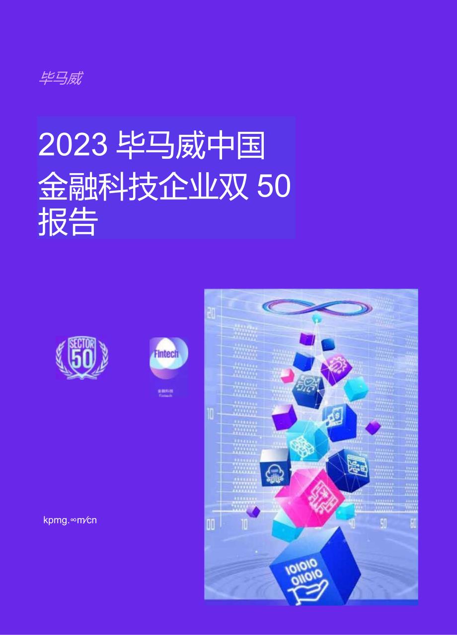 2023毕马威中国金融科技双50报告-毕马威-2024.docx_第1页