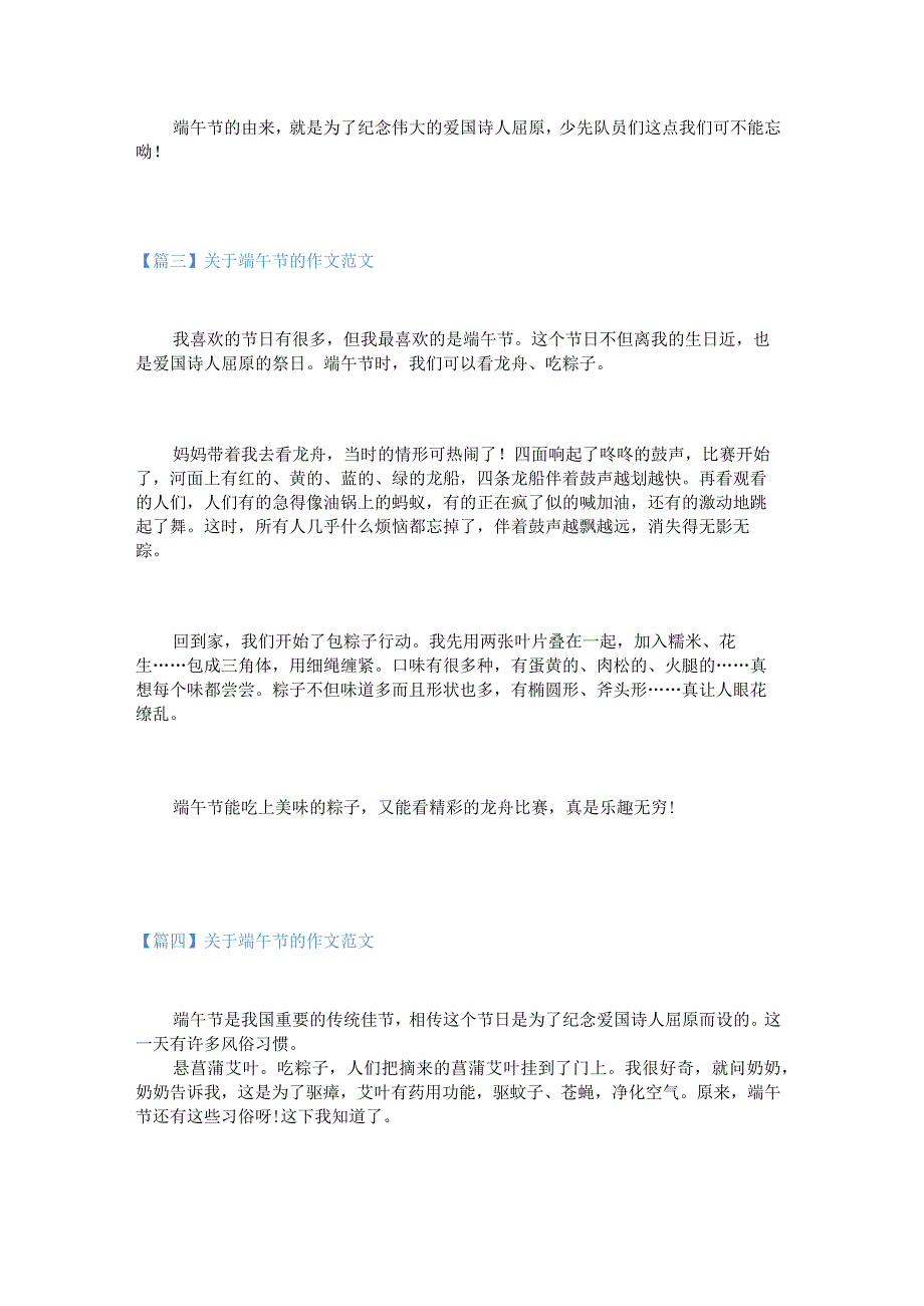 新关于端午节的作文范文【十篇】.docx_第2页