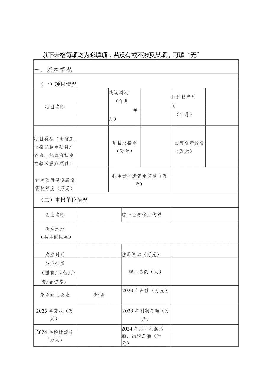 支持重点产业项目建设政策申报材料编制提纲.docx_第3页