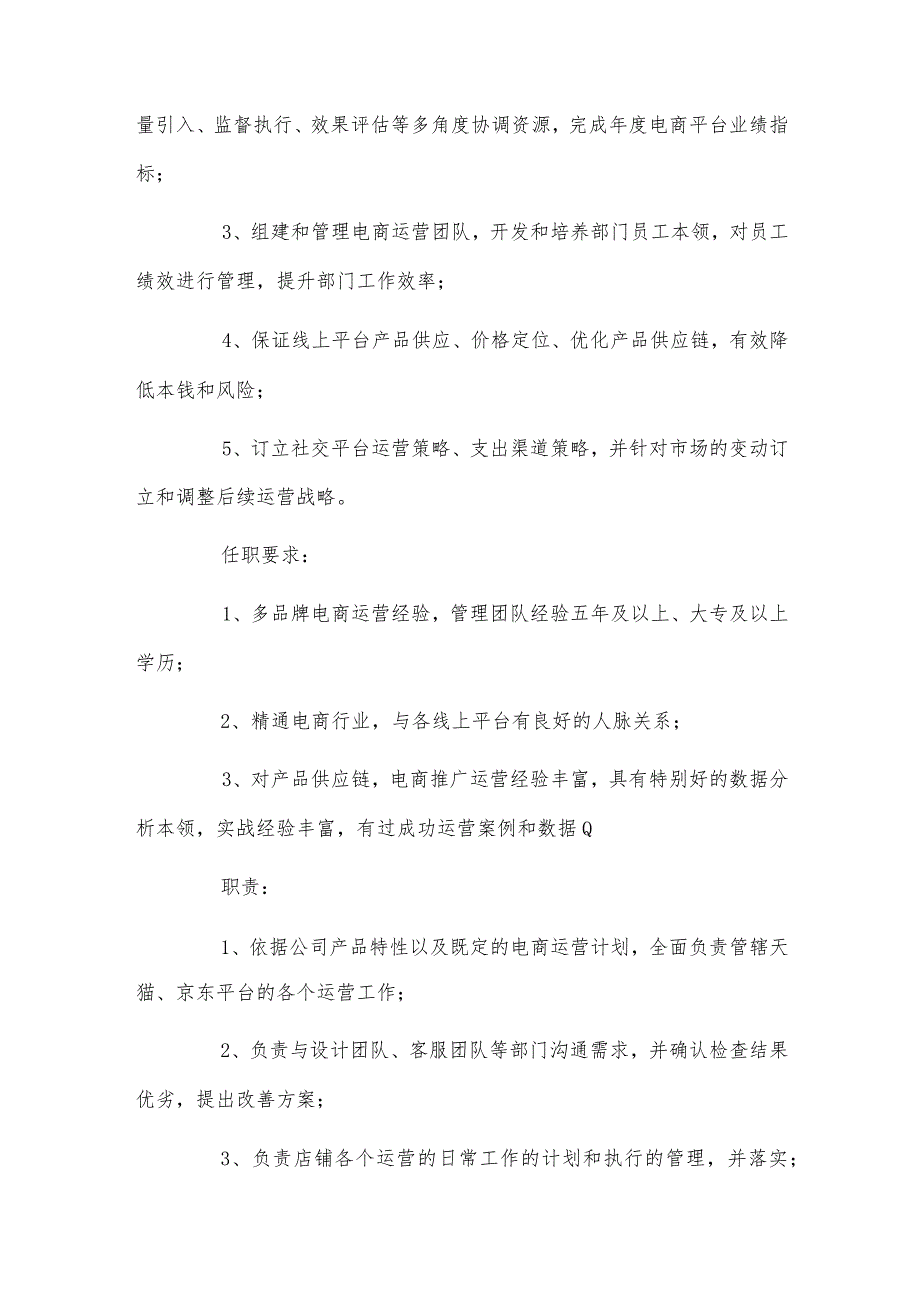 电商运营总监工作的岗位职责.docx_第3页