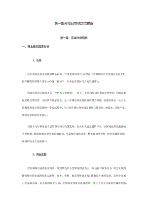 北京瑞海大厦（西客站）商业建议.docx