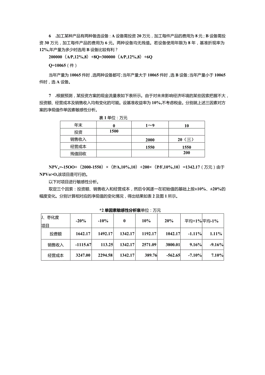 《工程经济学第2版》习题及答案杜春艳第6、7章不确定性分析与风险分析、投资项目的经济评价及社会评价.docx_第3页