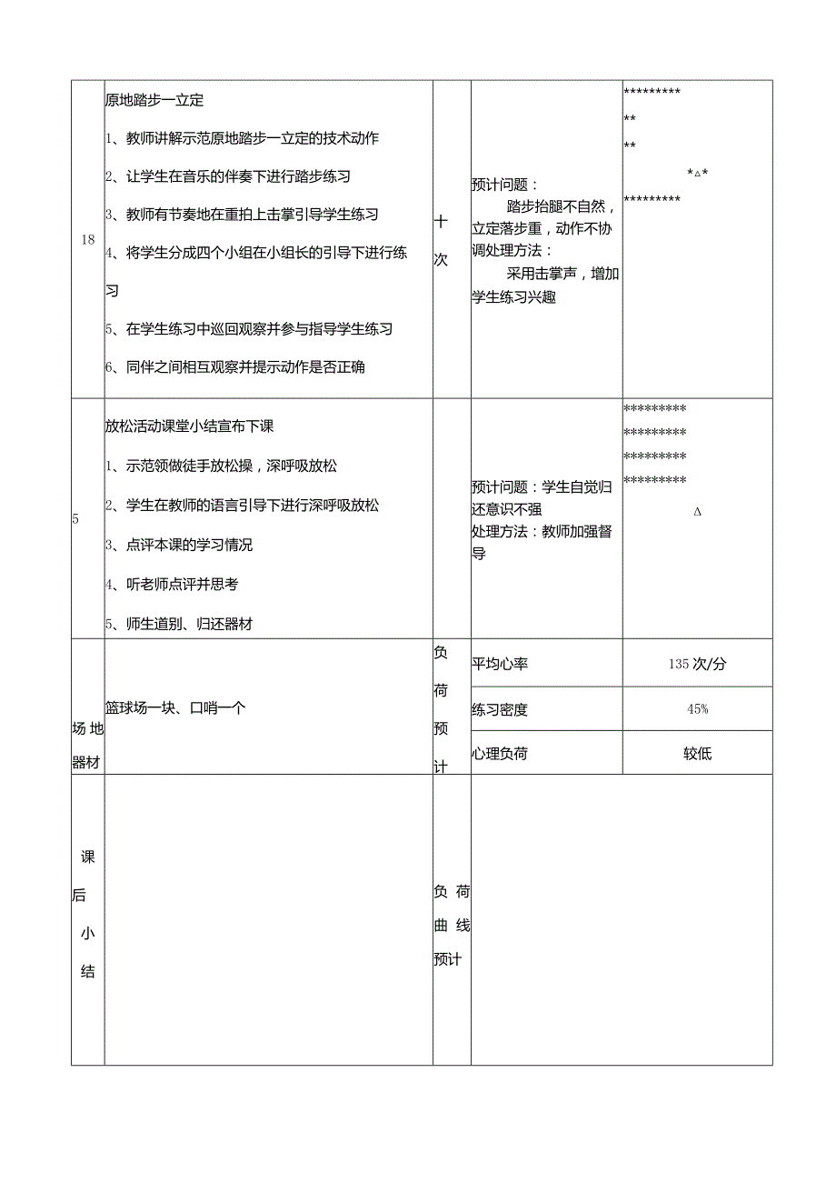 小学二年级体育与健康全册教案.docx_第3页