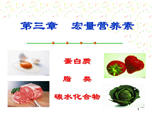 食品营养学第3章宏量营养素.ppt