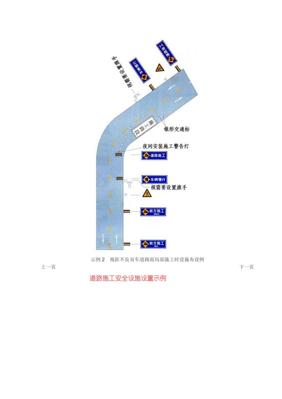 [道路交通标志]道路施工安全设施设置示例.doc_第2页