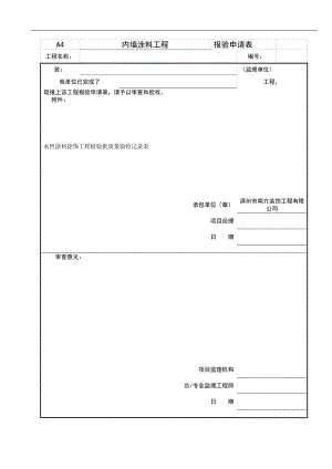 内墙涂料工程施工资料整理文件.doc