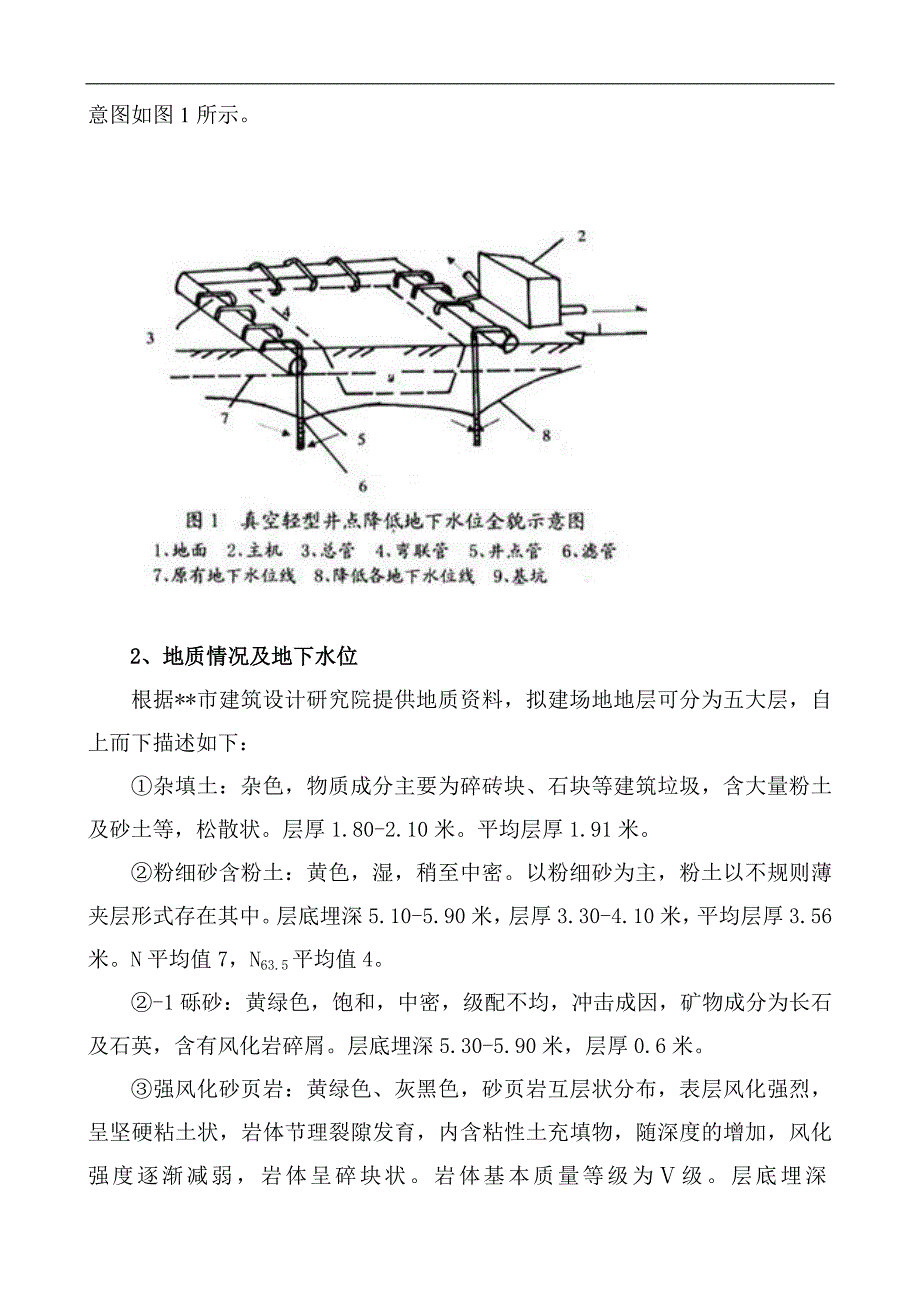 某住宅楼真空轻型井点降水专项施工方案.doc_第2页